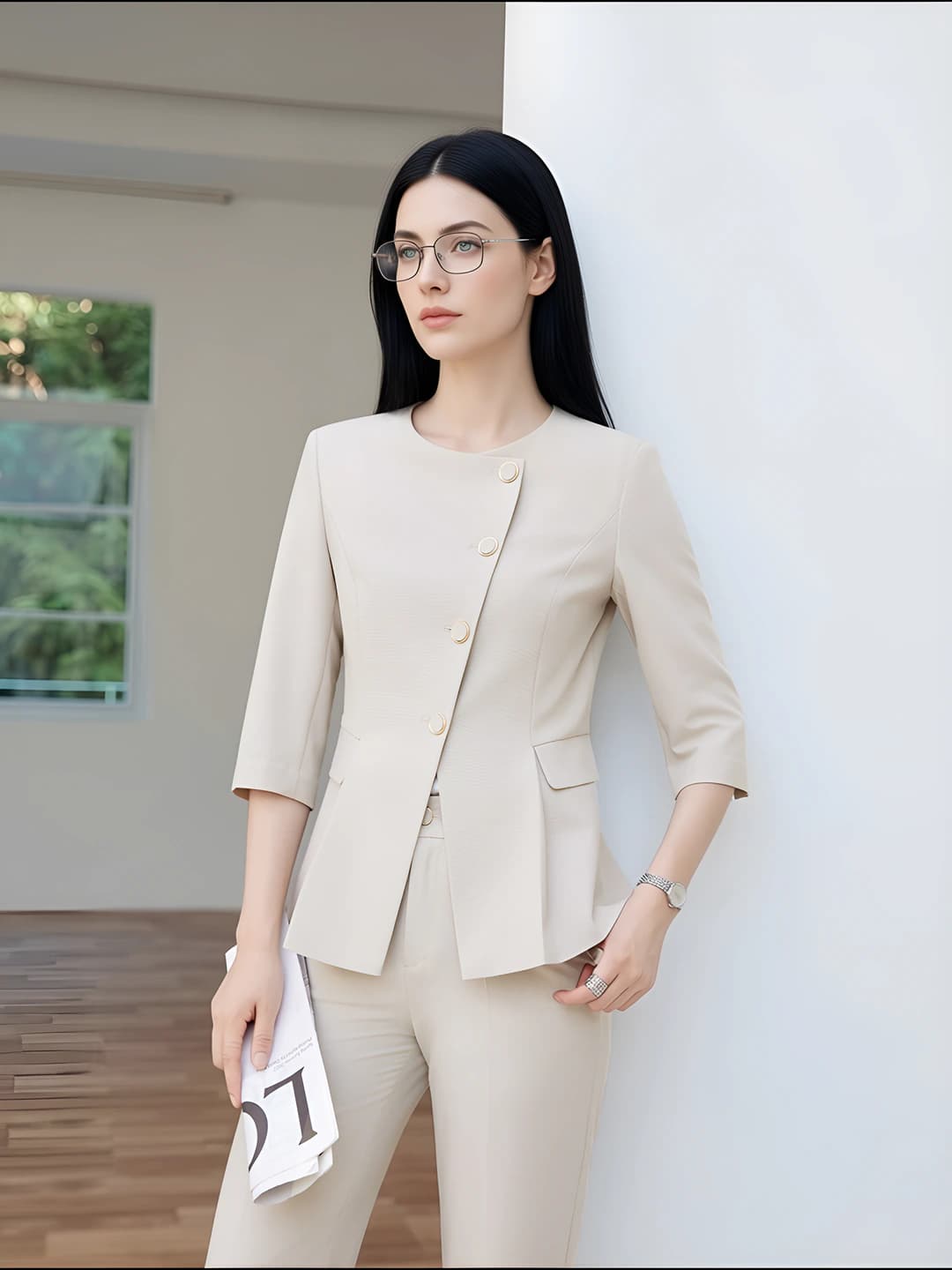 Apricot blazer