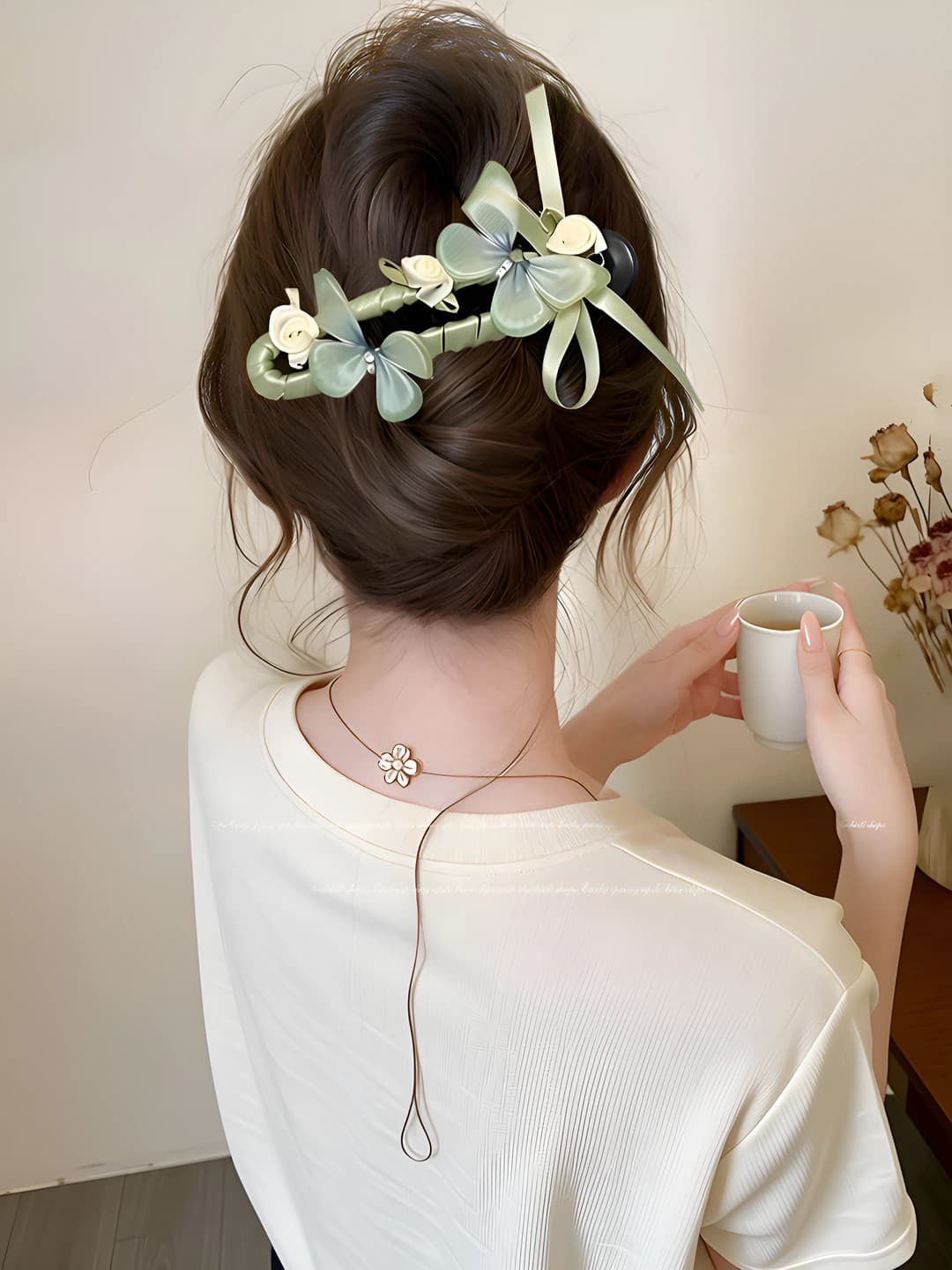 18# Forest style dream butterfly clip ~11.5 cm