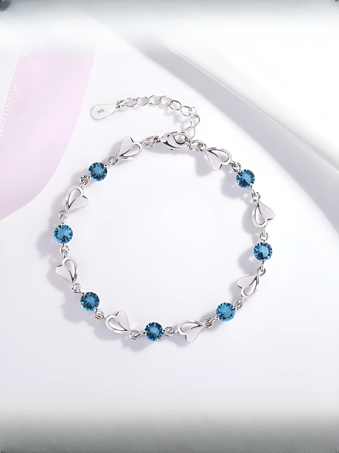 A080, white gold, blue diamond