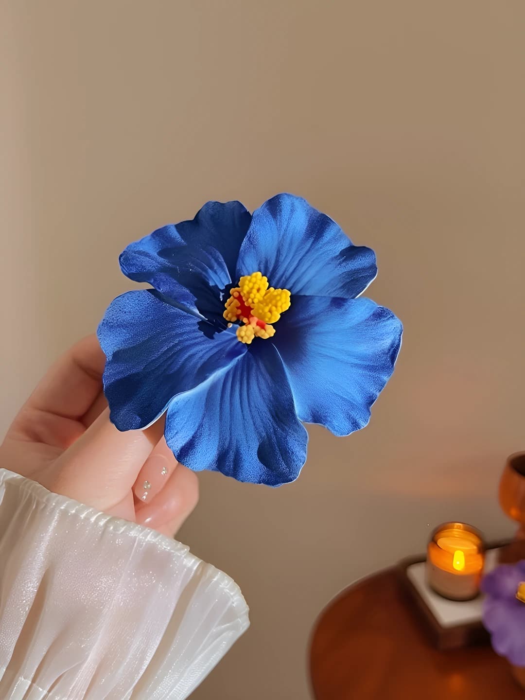 4# Синий зажим плумерия ~9.5 см