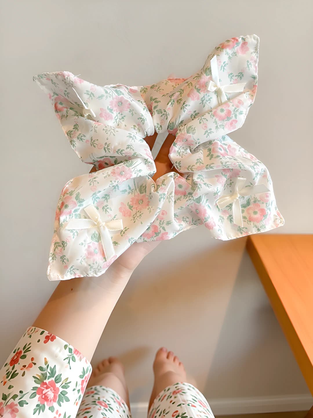 2# Pink-green floral