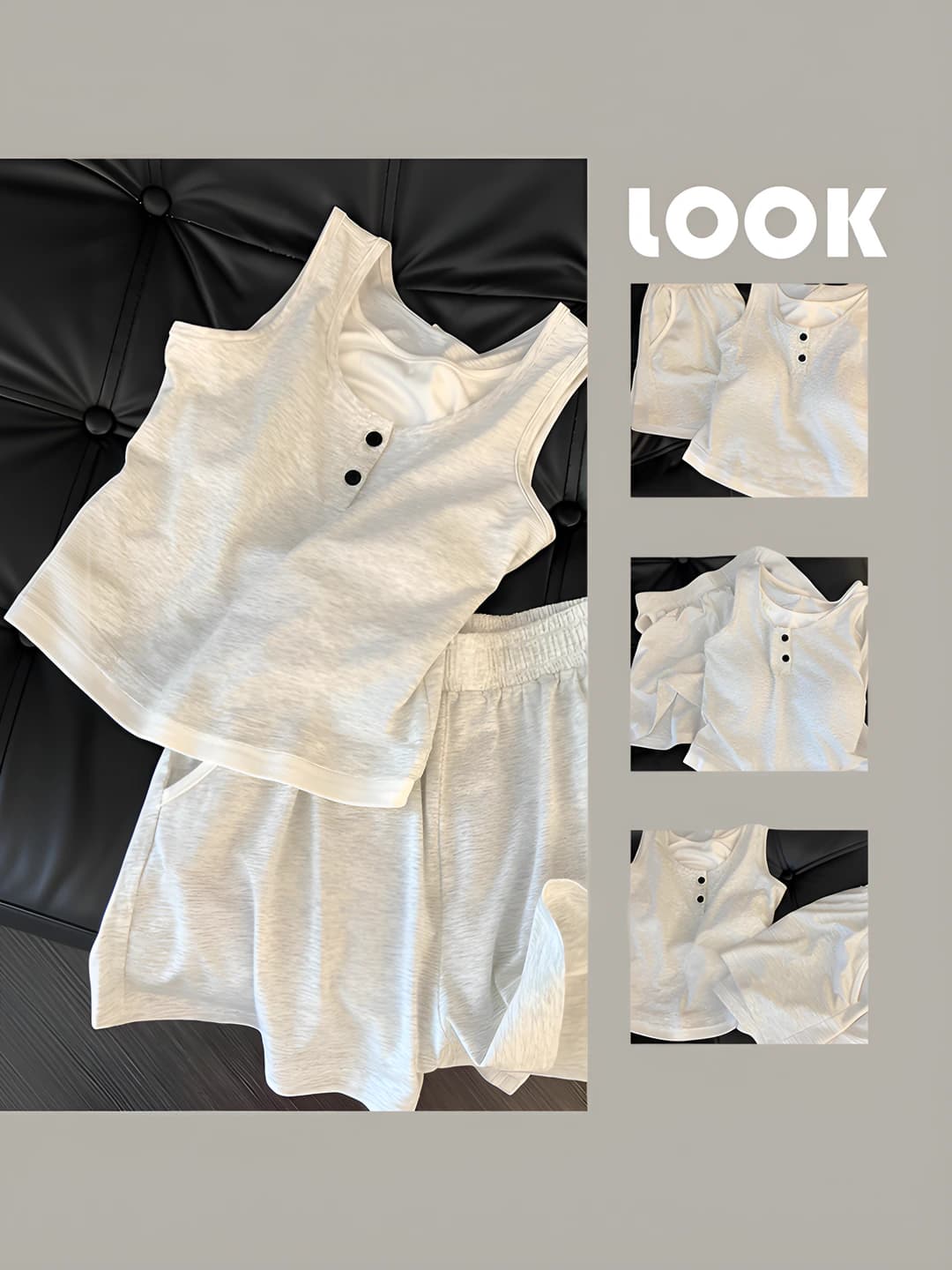 Light grey short