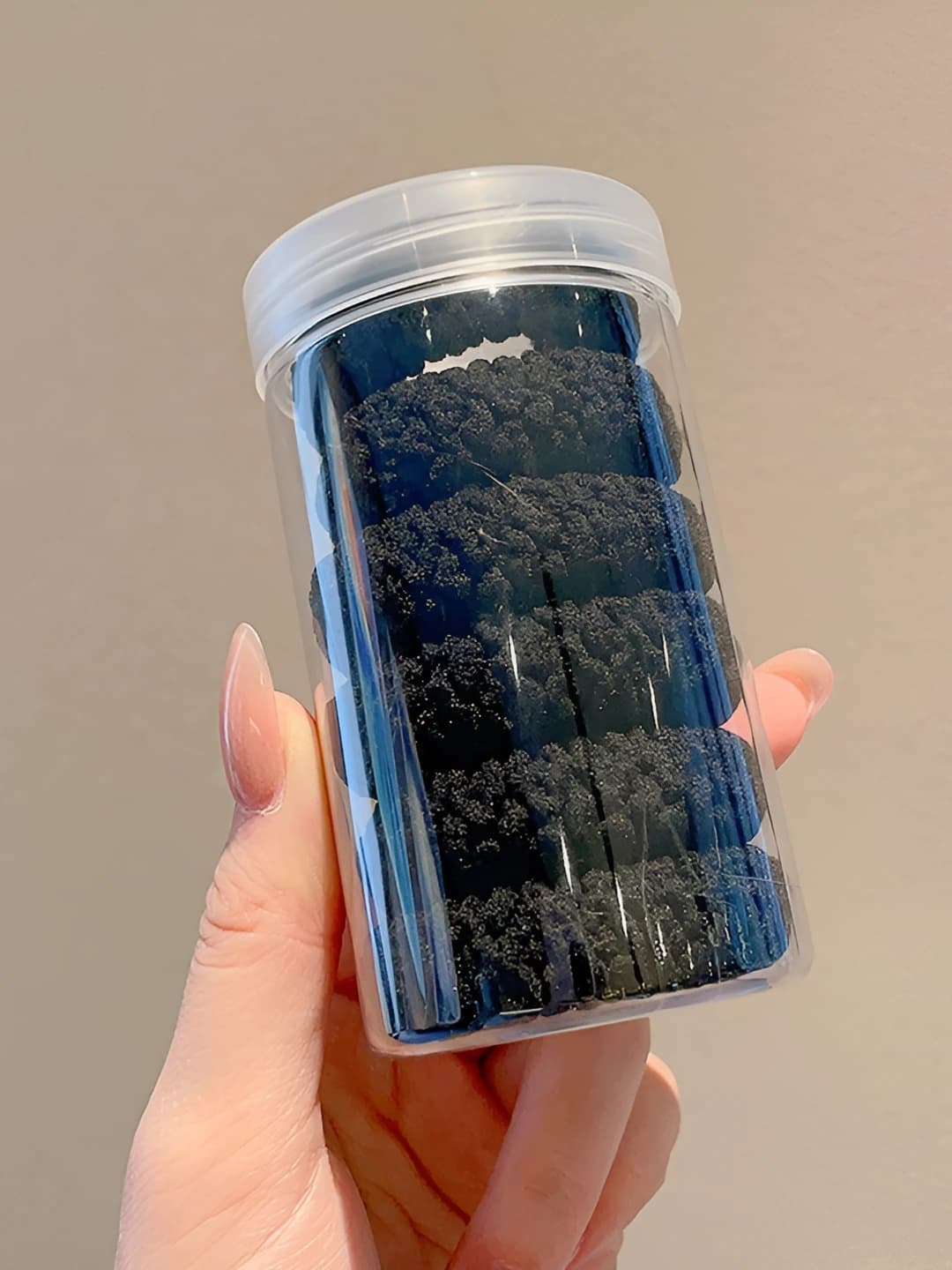 Black, 6 pcs, 4.5 cm