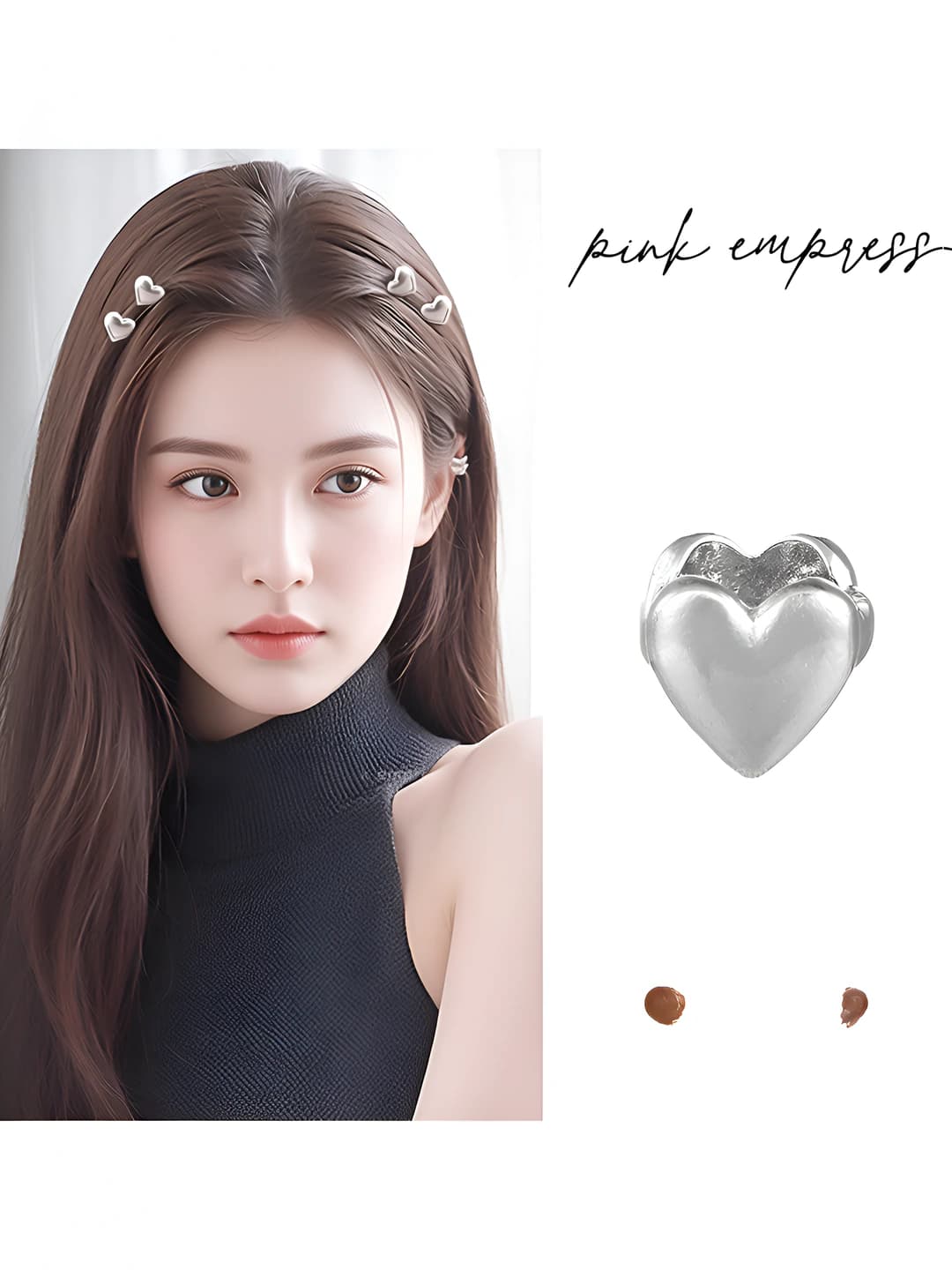 10# Heart clip, 1 cm