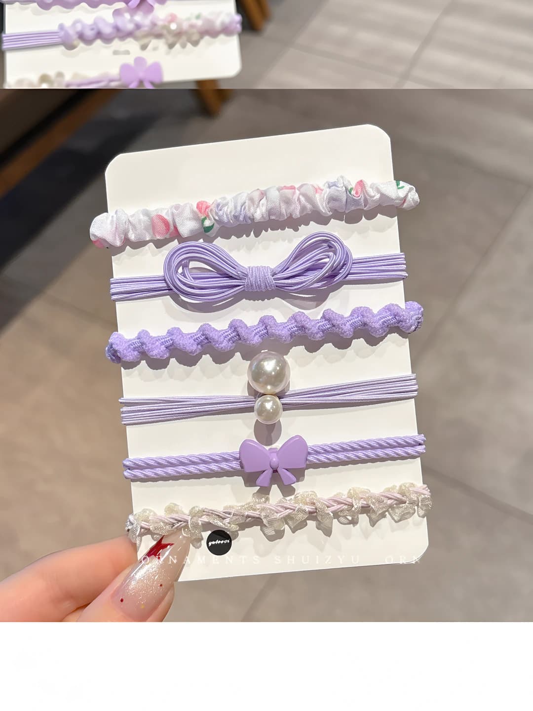 Purple 6 pcs (7 cm)