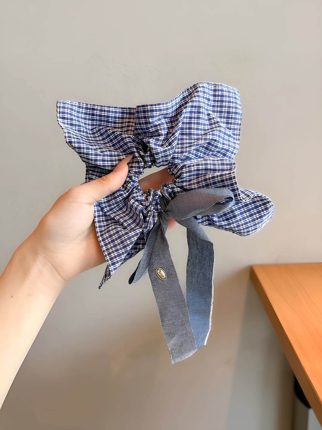 1# Blue plaid