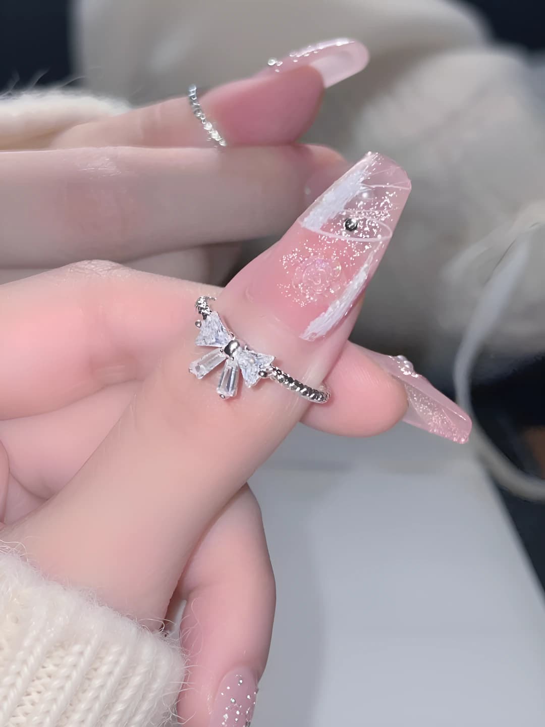 Sparkle Diamond Bow [1 pc]