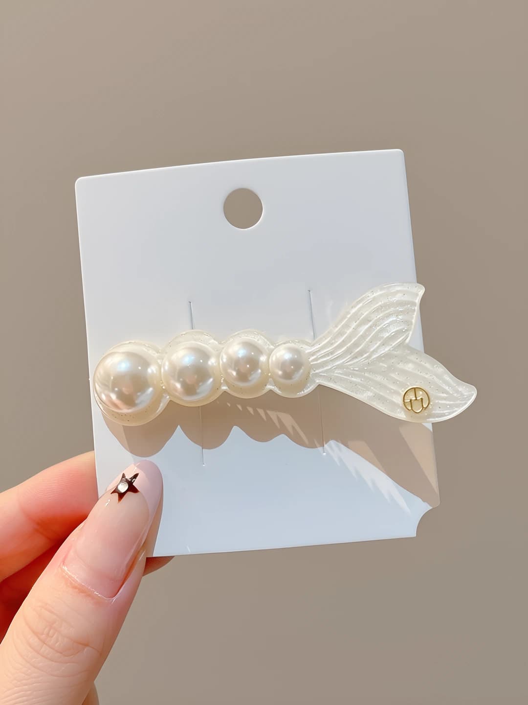 1# Moonlight fish tail clip 7.5 cm