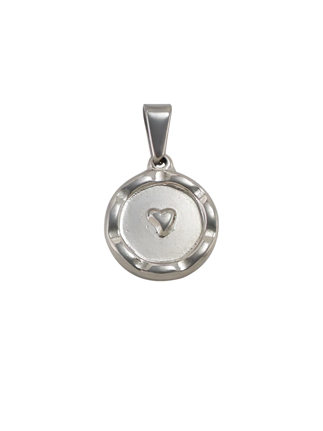 Round small heart, steel