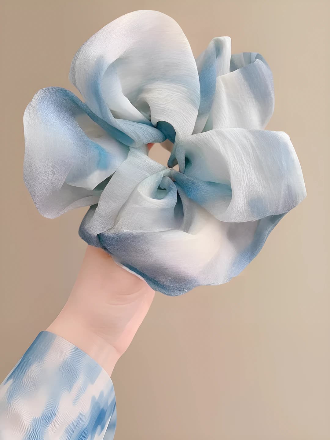 3# Blue - Sumi-e hair tie ~15 cm