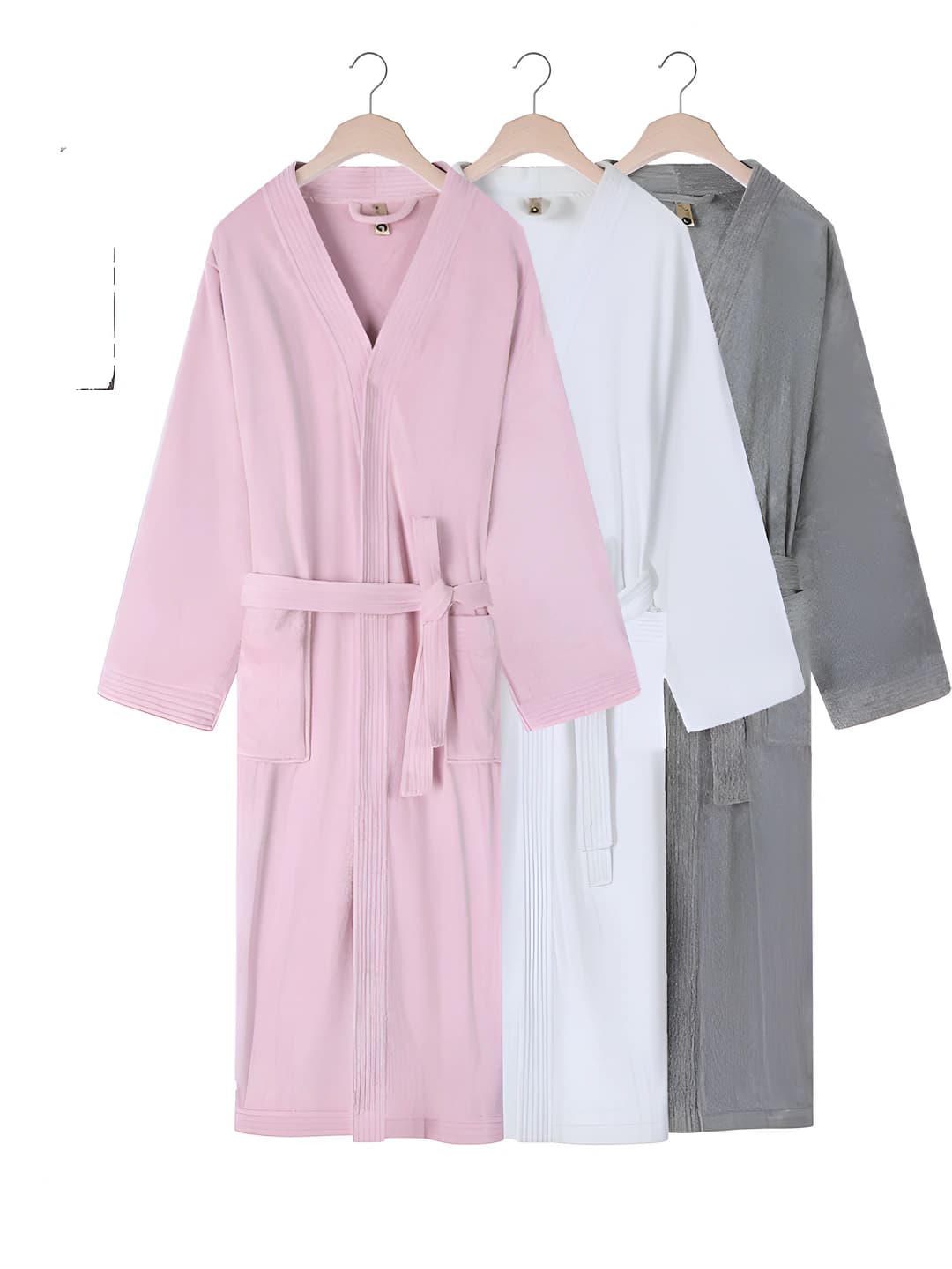 Women's long, thickened, quick-dry, all-season house robe