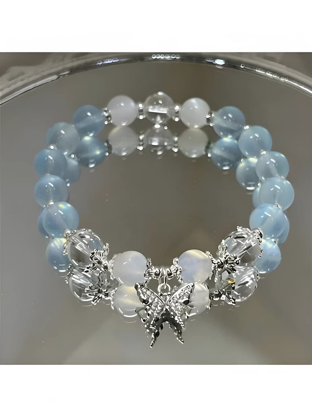 Misty butterfly, blue