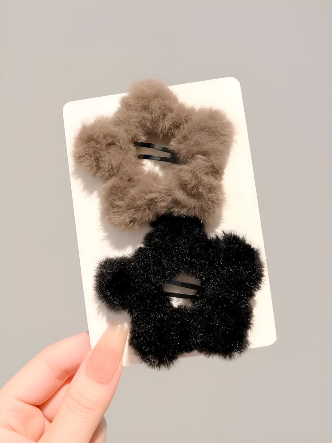 10# Чёрно-кофейная пара звёзд 6.5cm