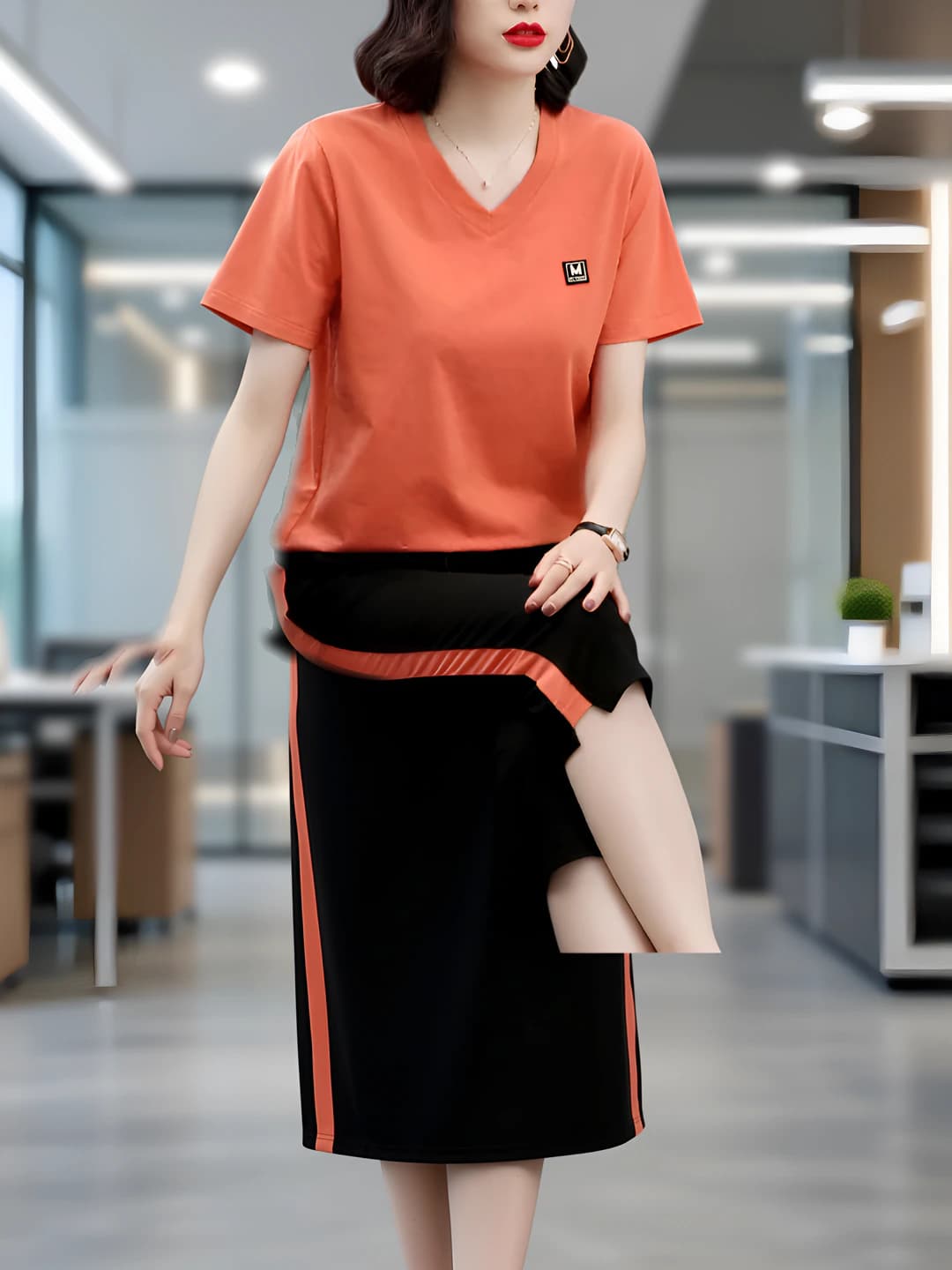 Orange-red