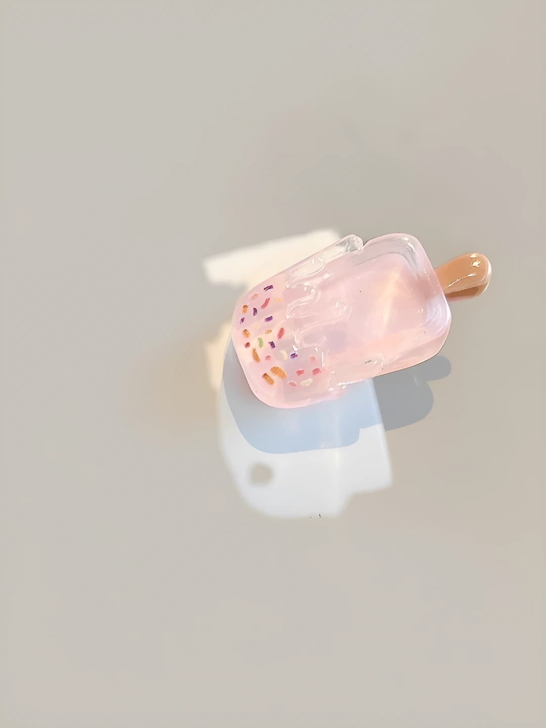 1# Мороженое, розовый, 3cm
