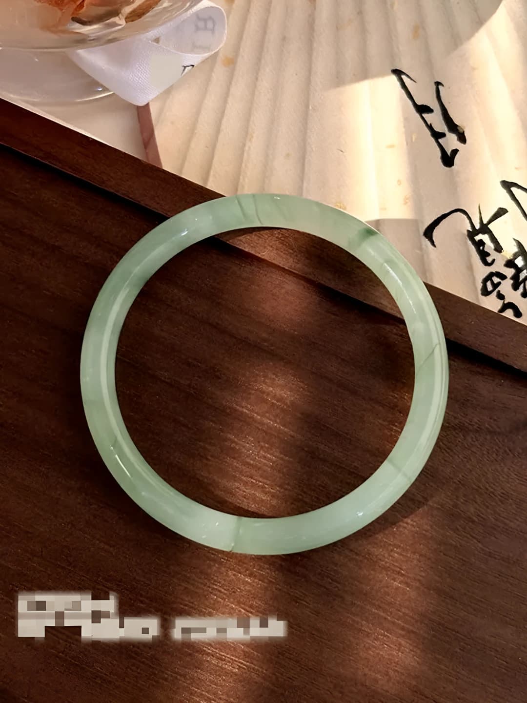 Толстый браслет, Зелёный чай, 62mm