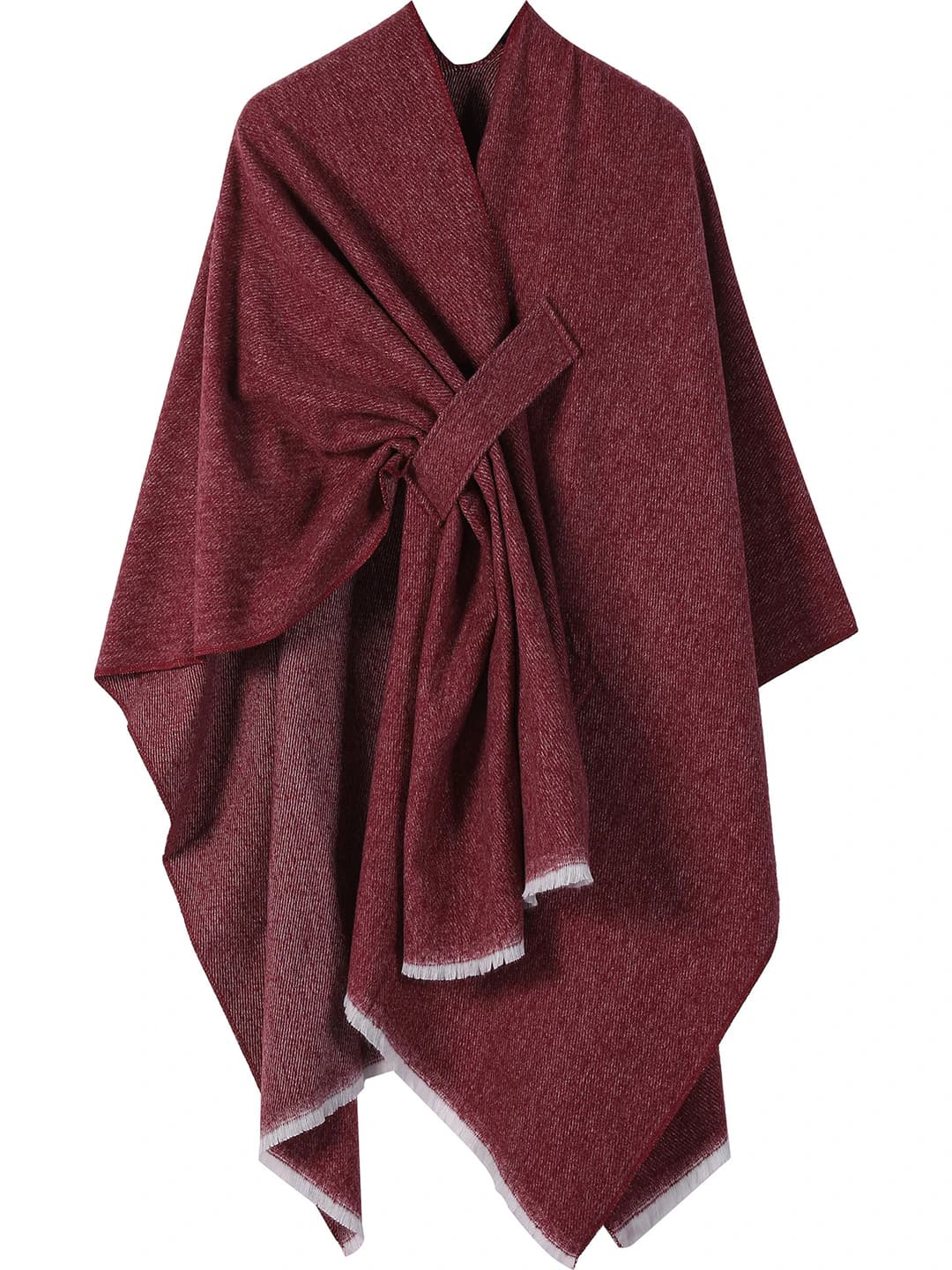 Yagona rang, chiziqli - bordo