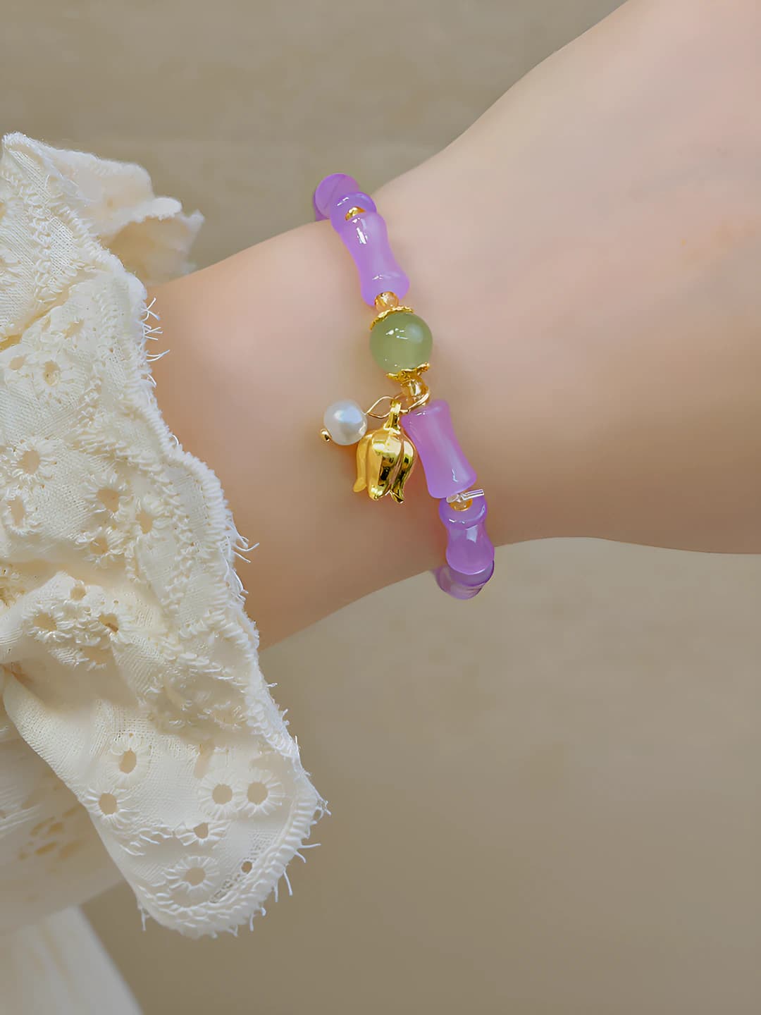 25# Purple bamboo - Gold rose