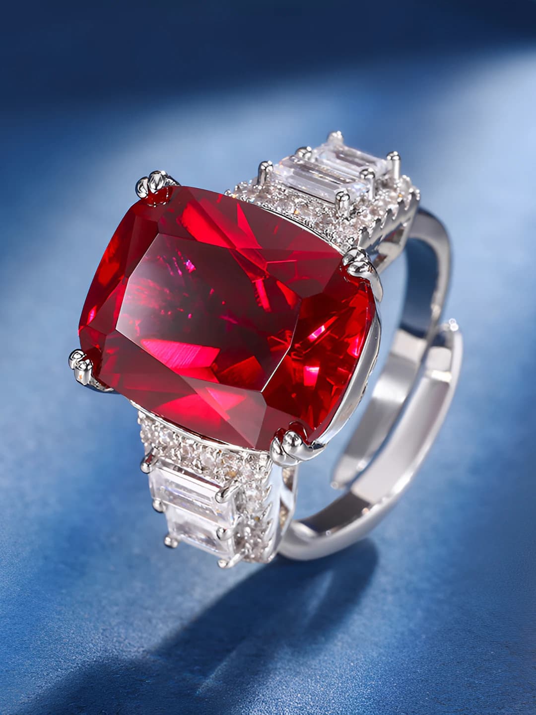 Red ruby ring