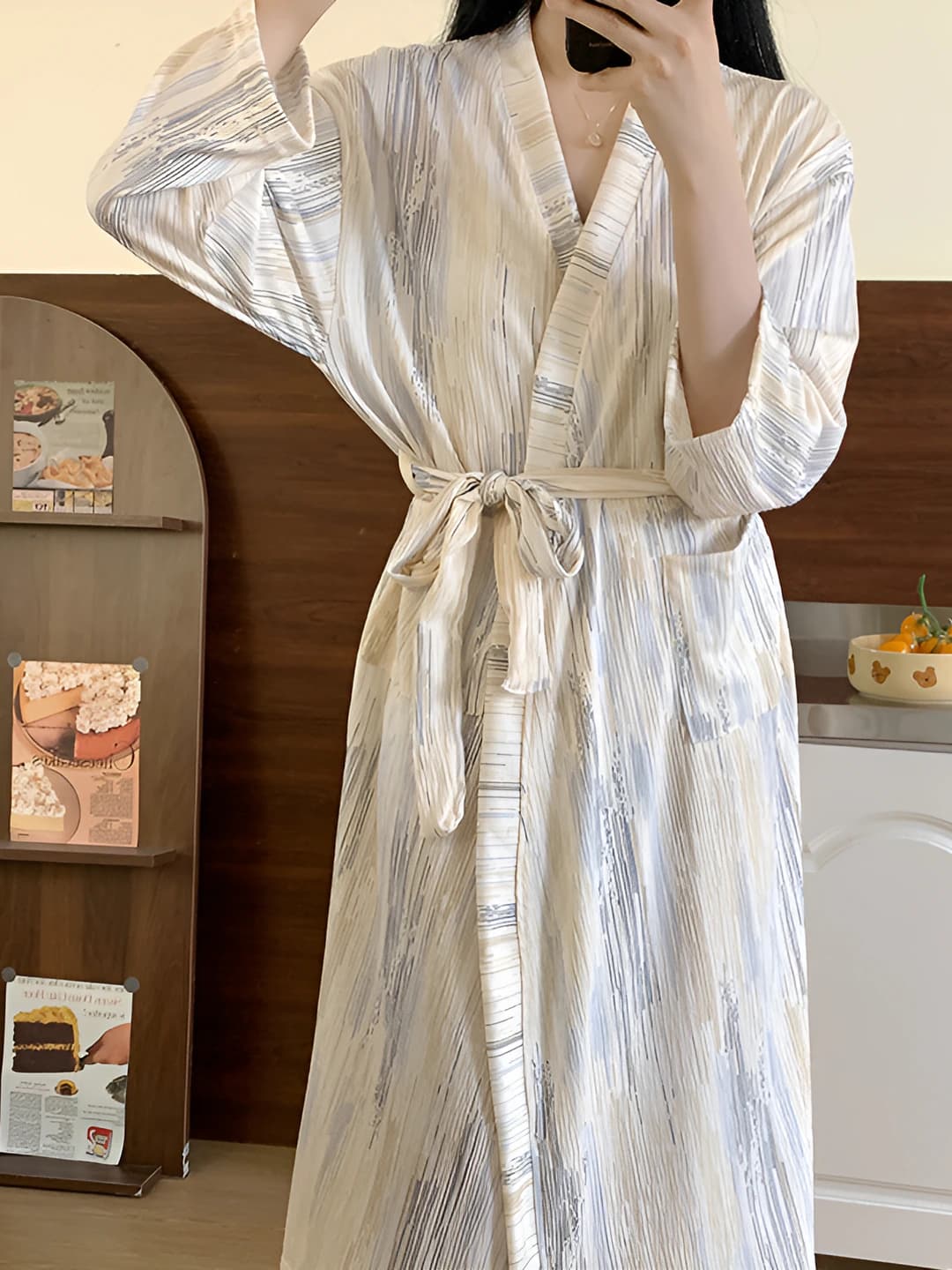 Tie-dye robe