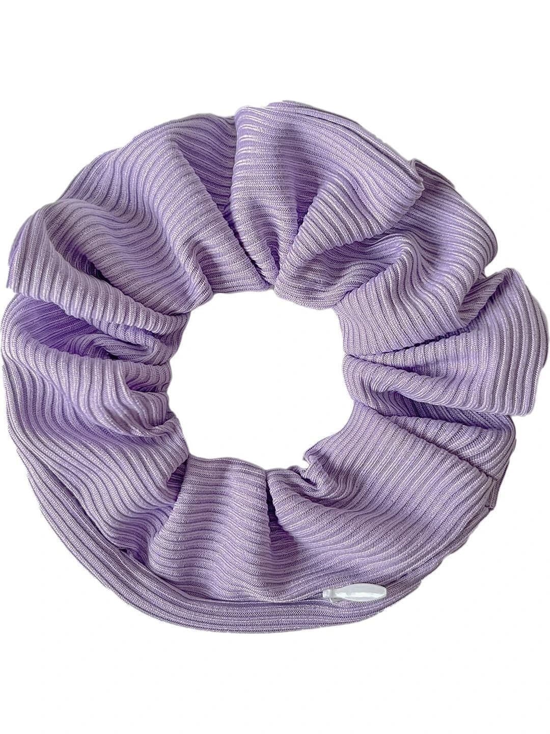 6# Zipper hair tie light purple ~11 cm