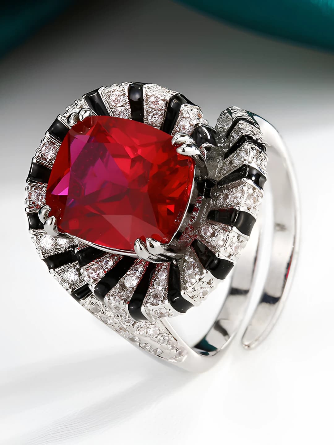 Red ruby ring