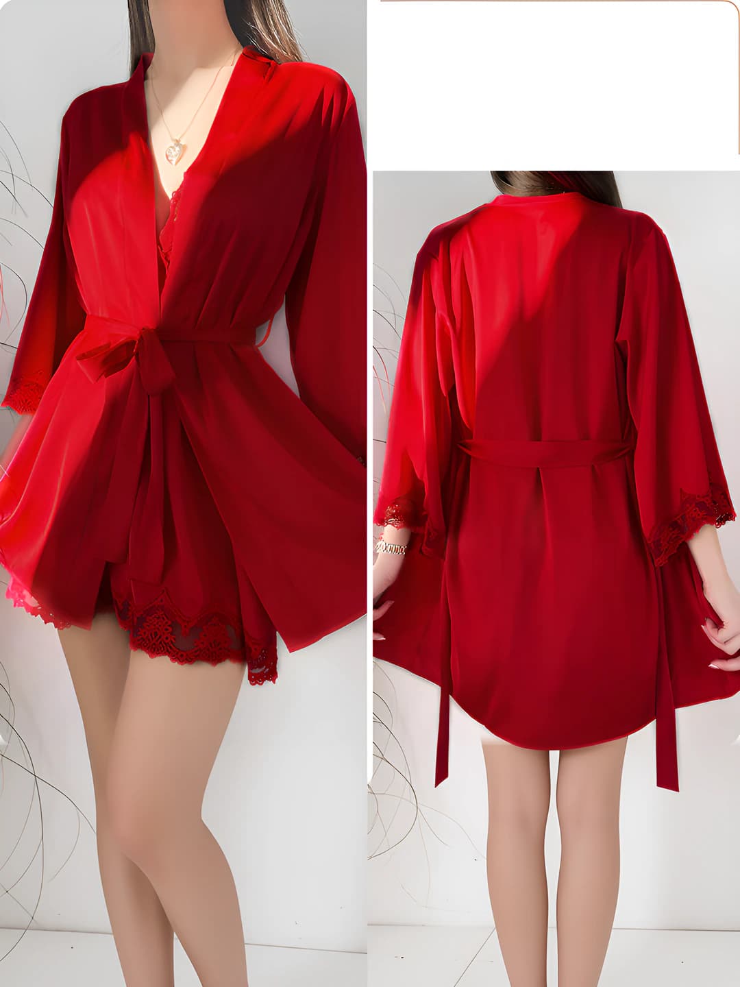 Red (Outer robe + Belt)