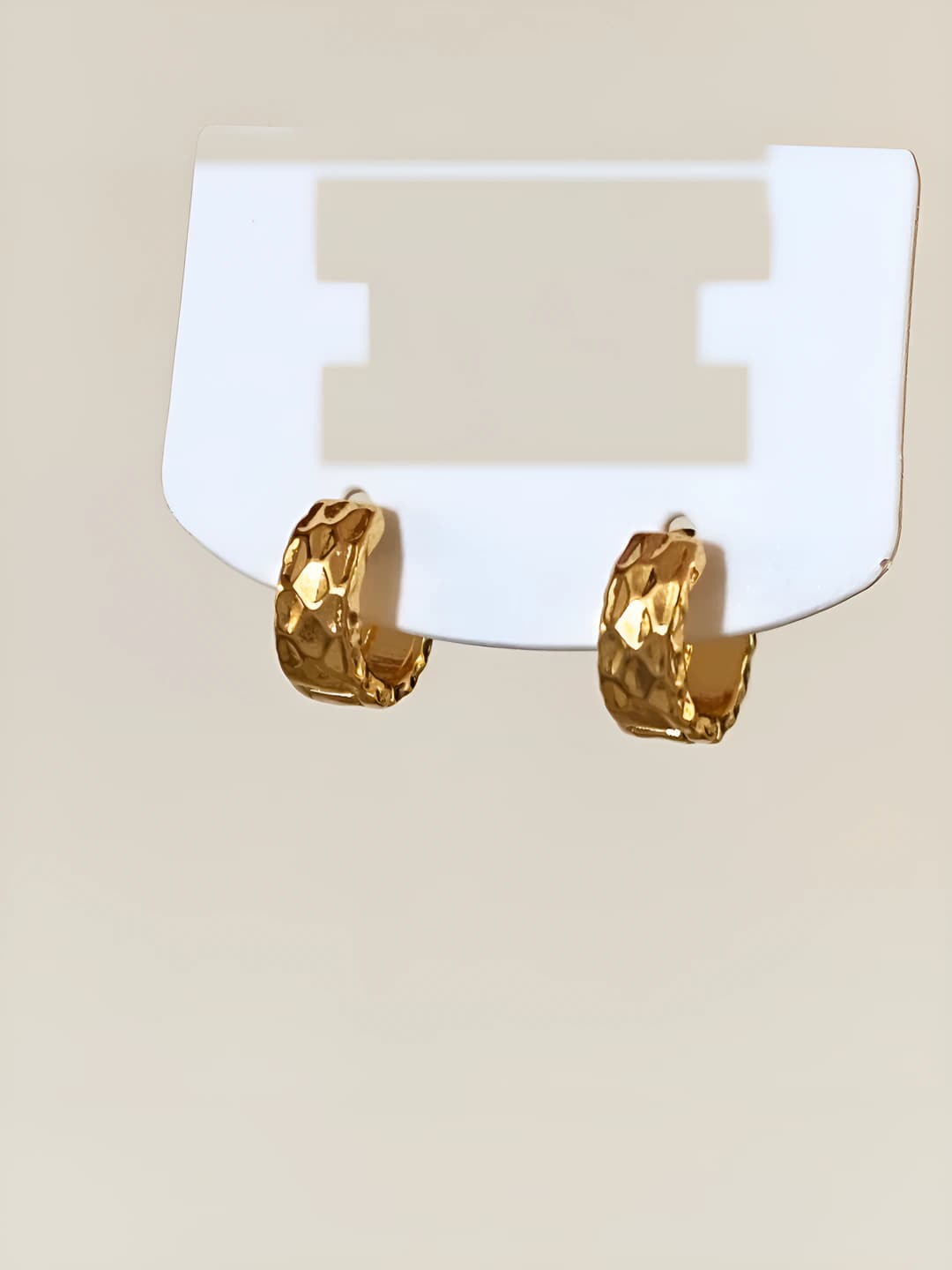 Gold earrings