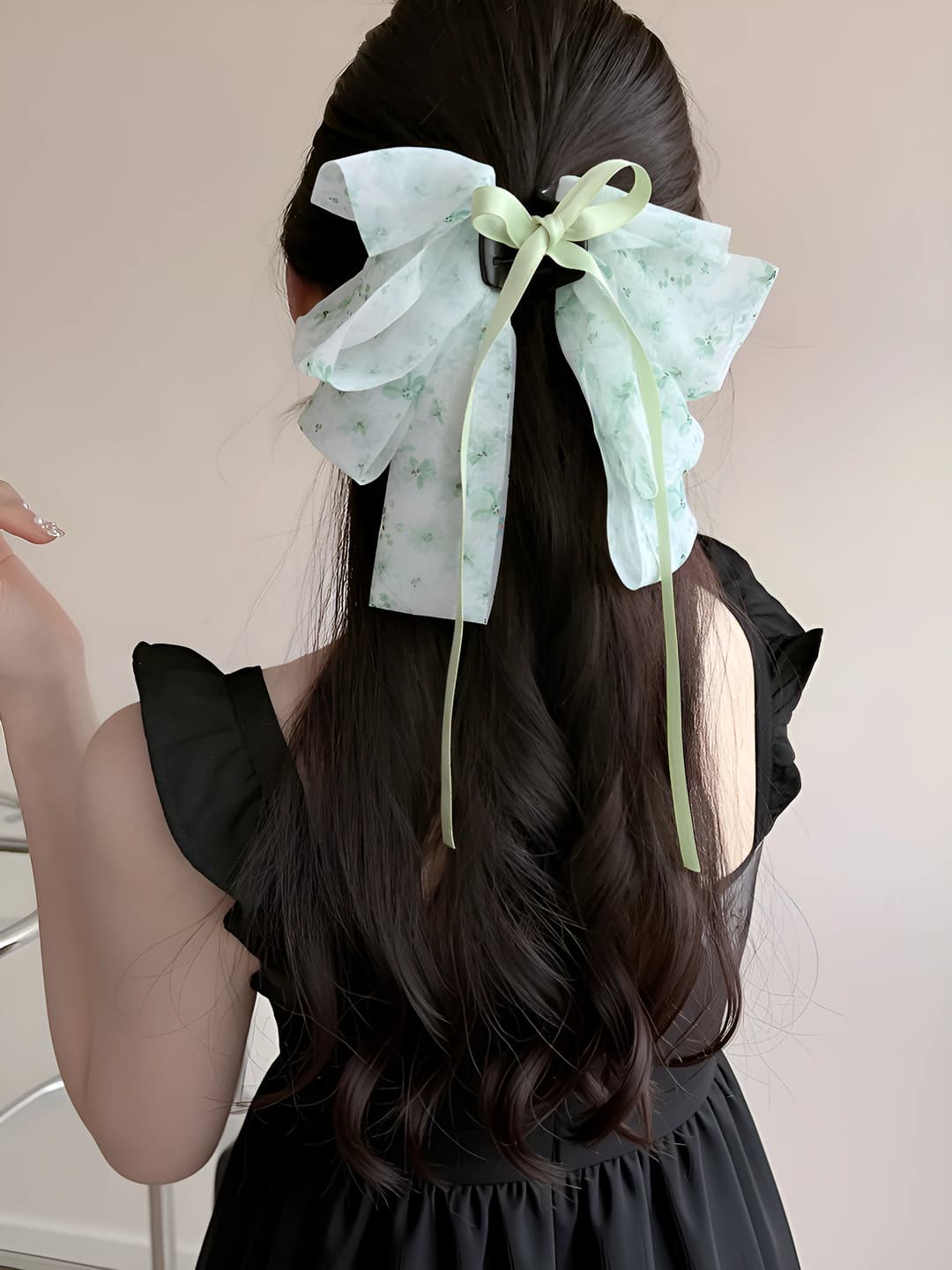 5# Floral - Mint green 15 cm