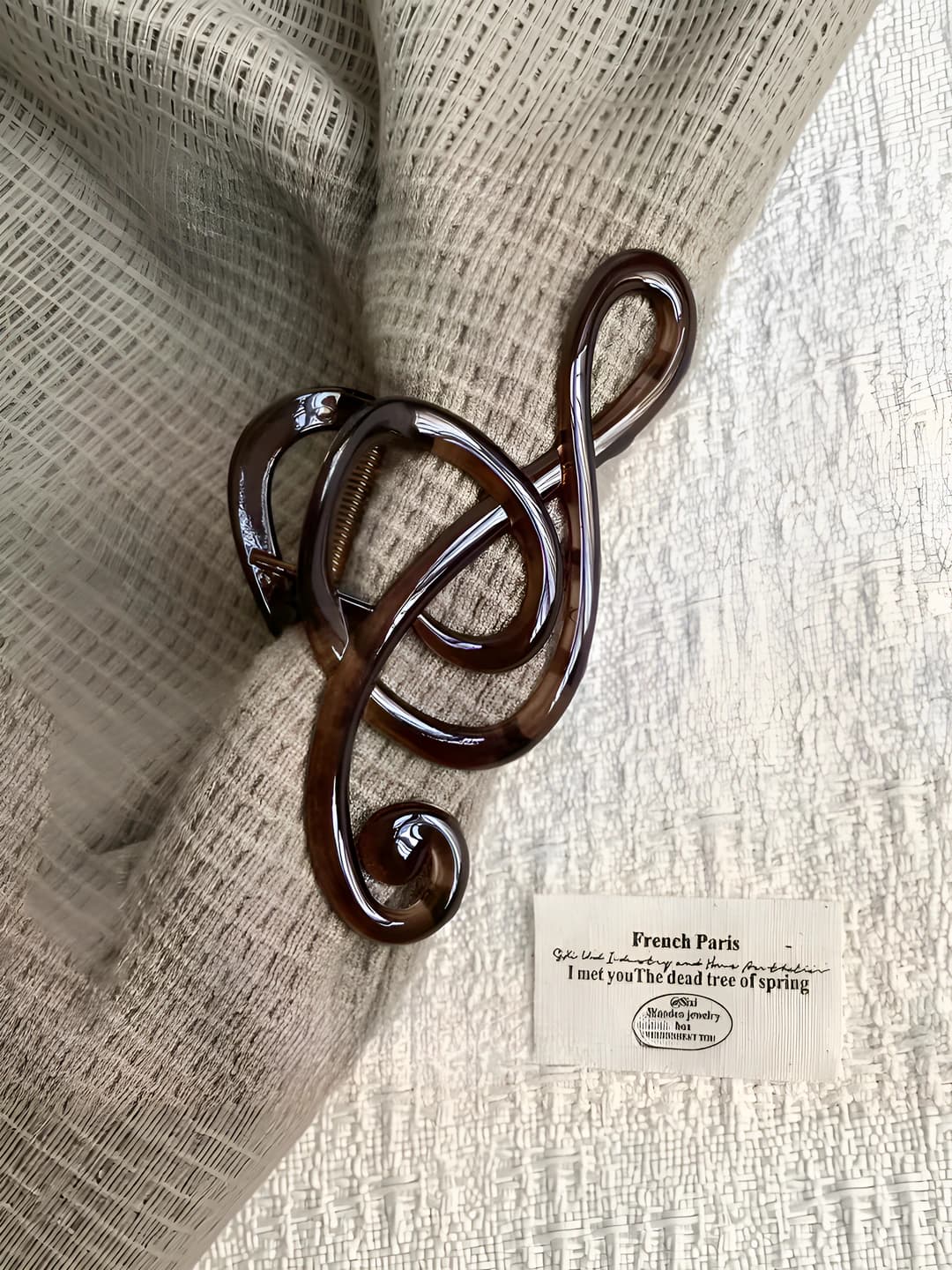Teal note clip