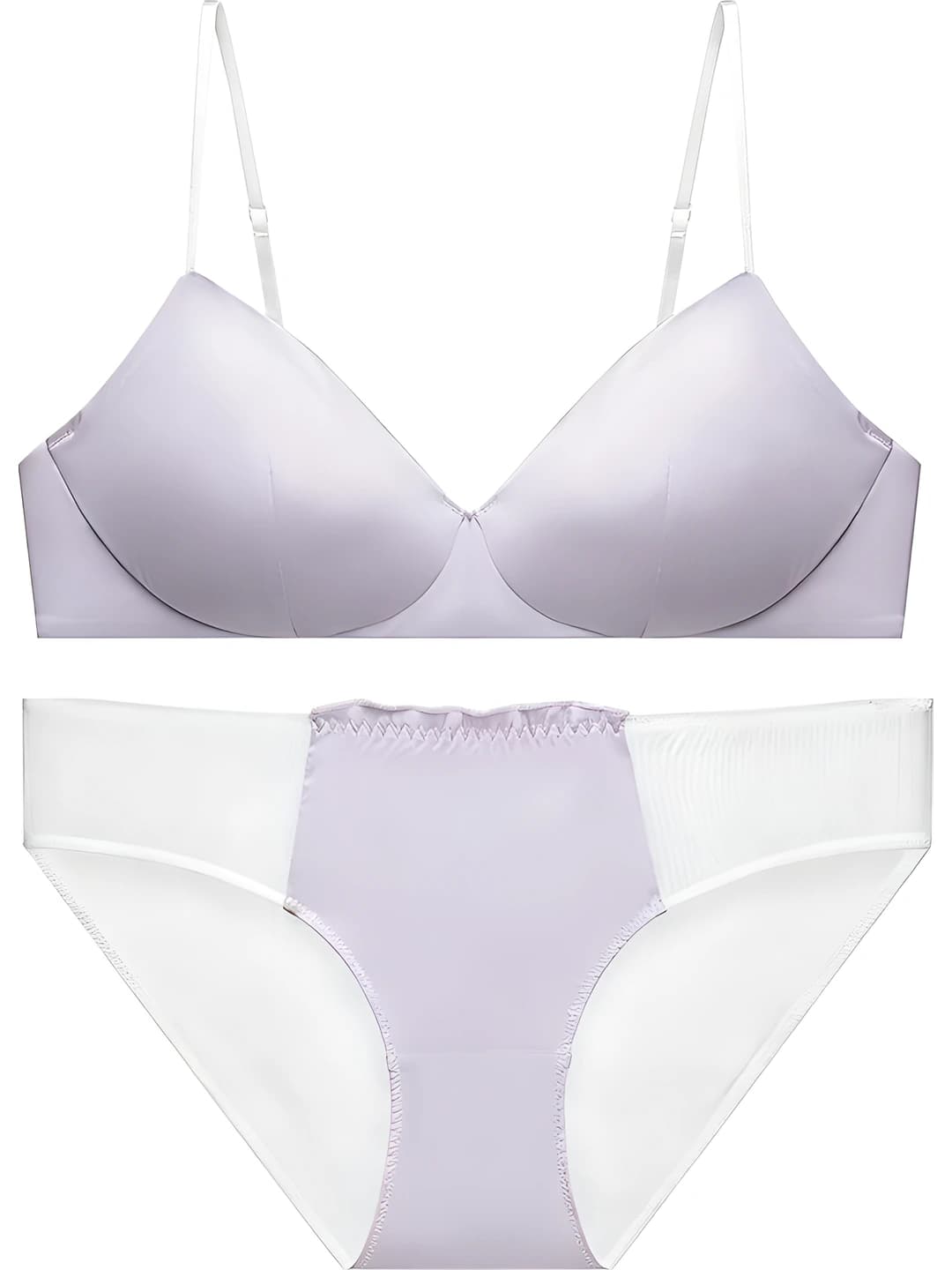 Purple & White