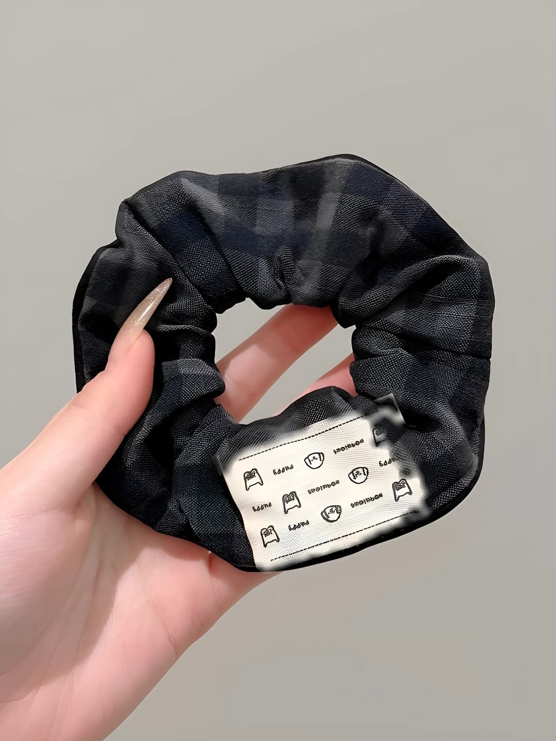Чёрный мелкий сет