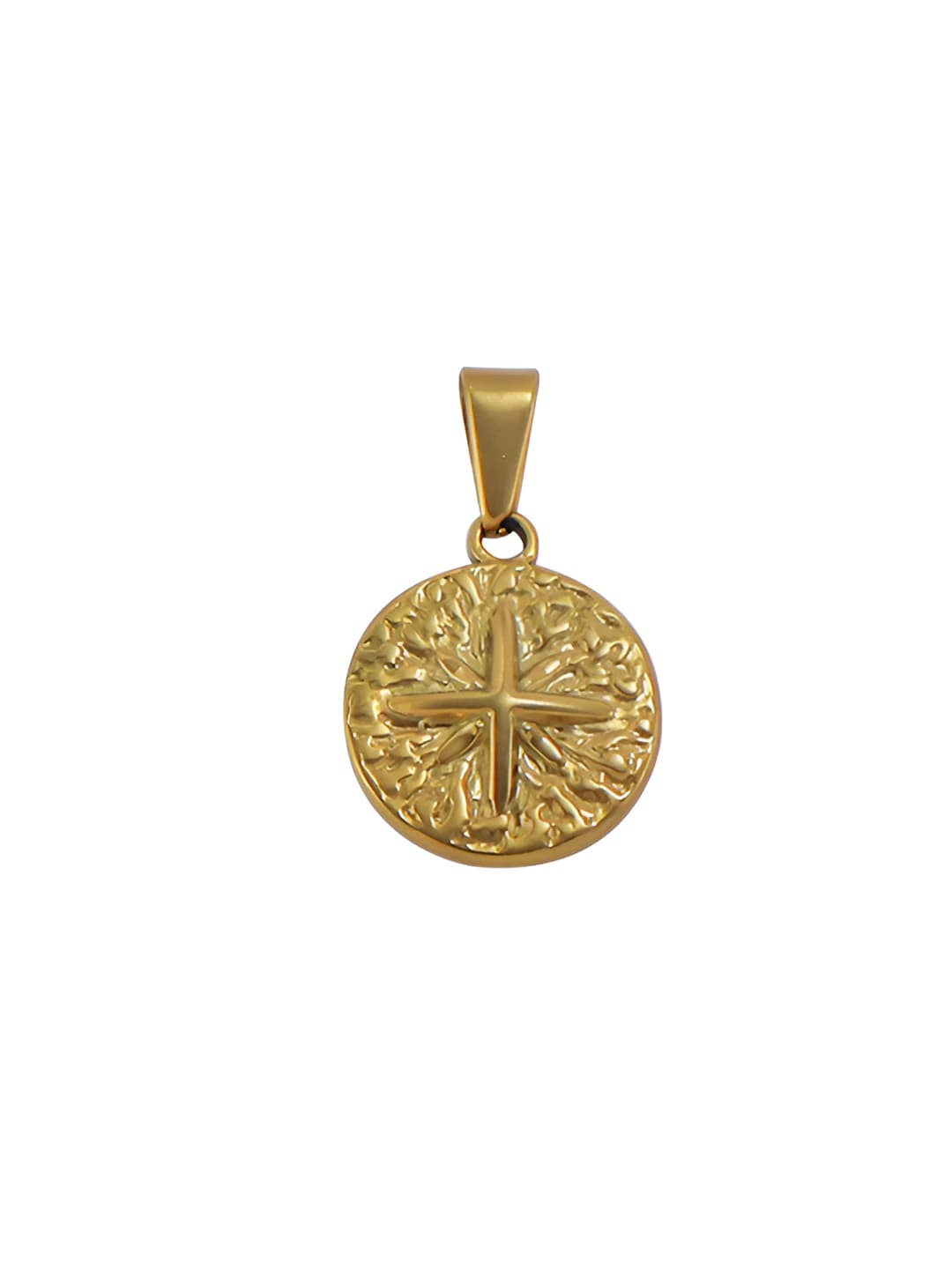 Round eight-pointed star gold