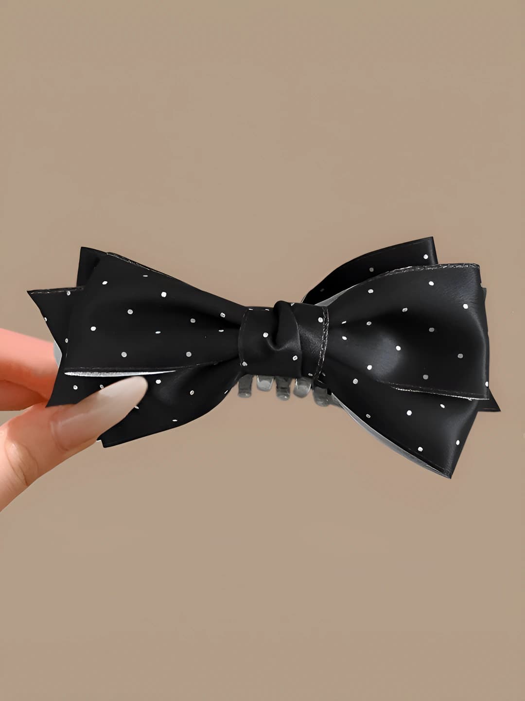 1# Sweet girl banana clip 13 cm - Black
