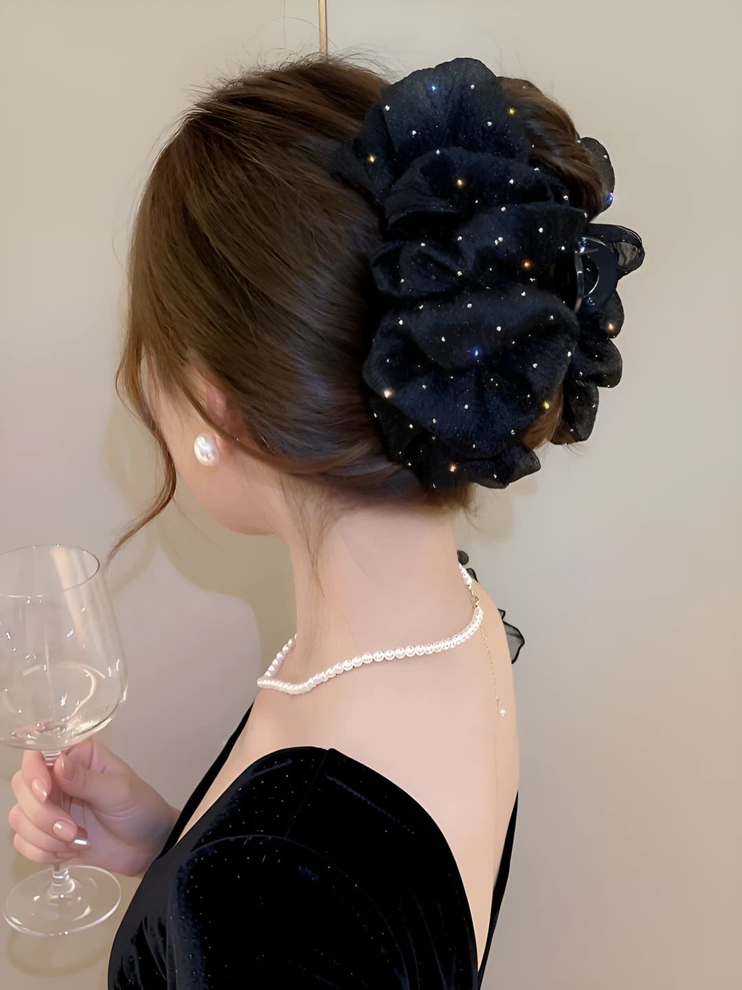 4# Black bubble clip (~12.7 cm)