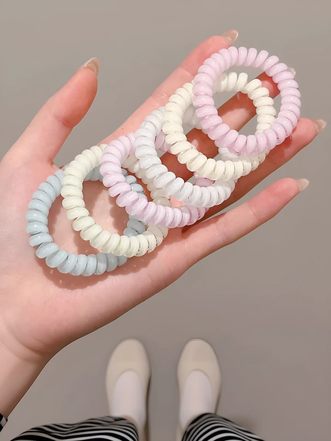 1# Macaron jelly tie 6 pcs ~5cm