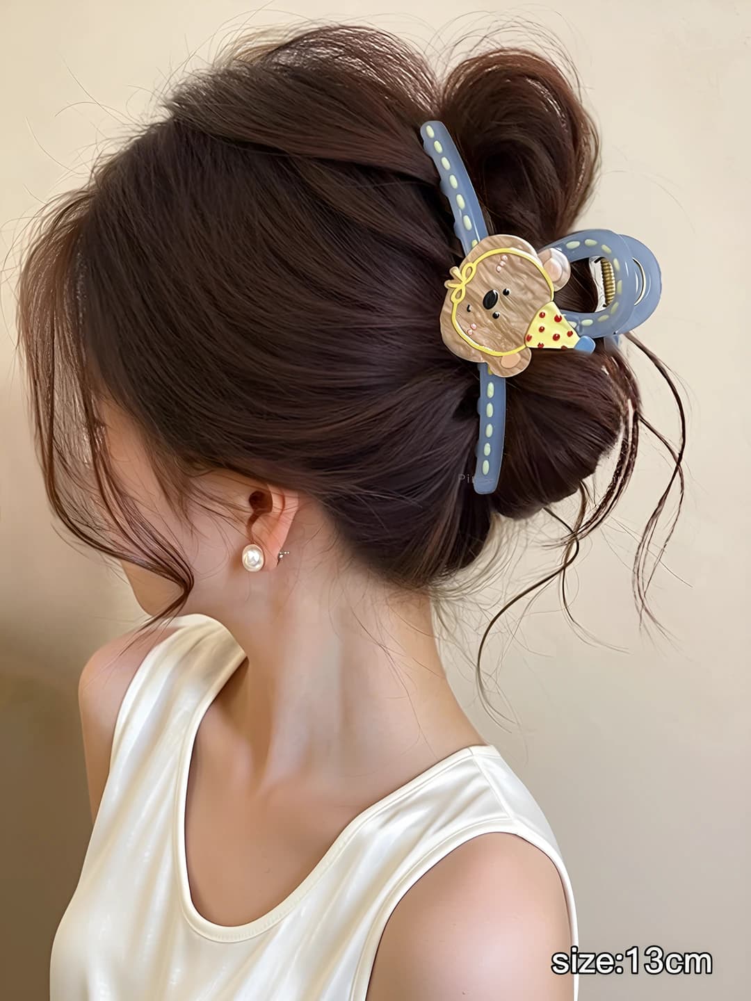 5# Birthday hat bear clip
