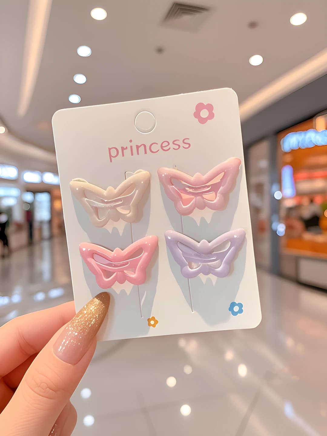8# Pink-purple, 4 pcs, ~3 cm