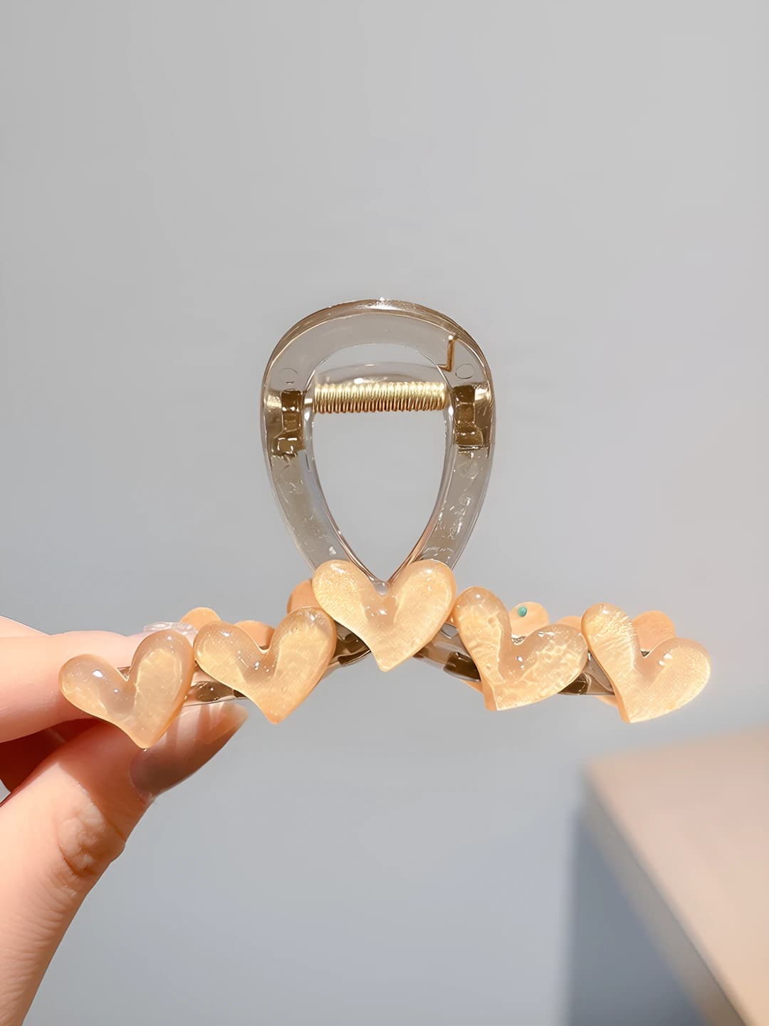 Кофейный сердце 8 см