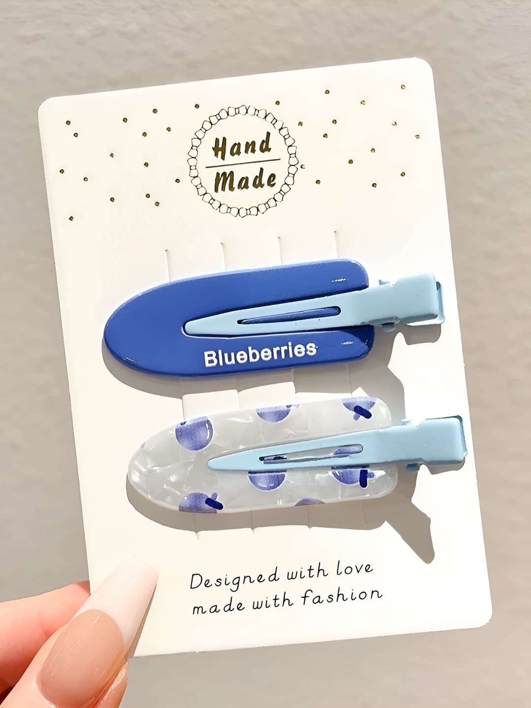 Blue plum, 2 pcs, 6 cm