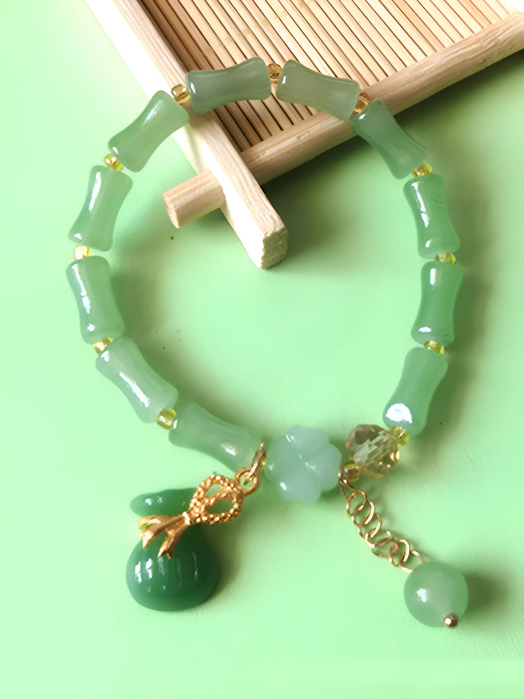Green luck bag