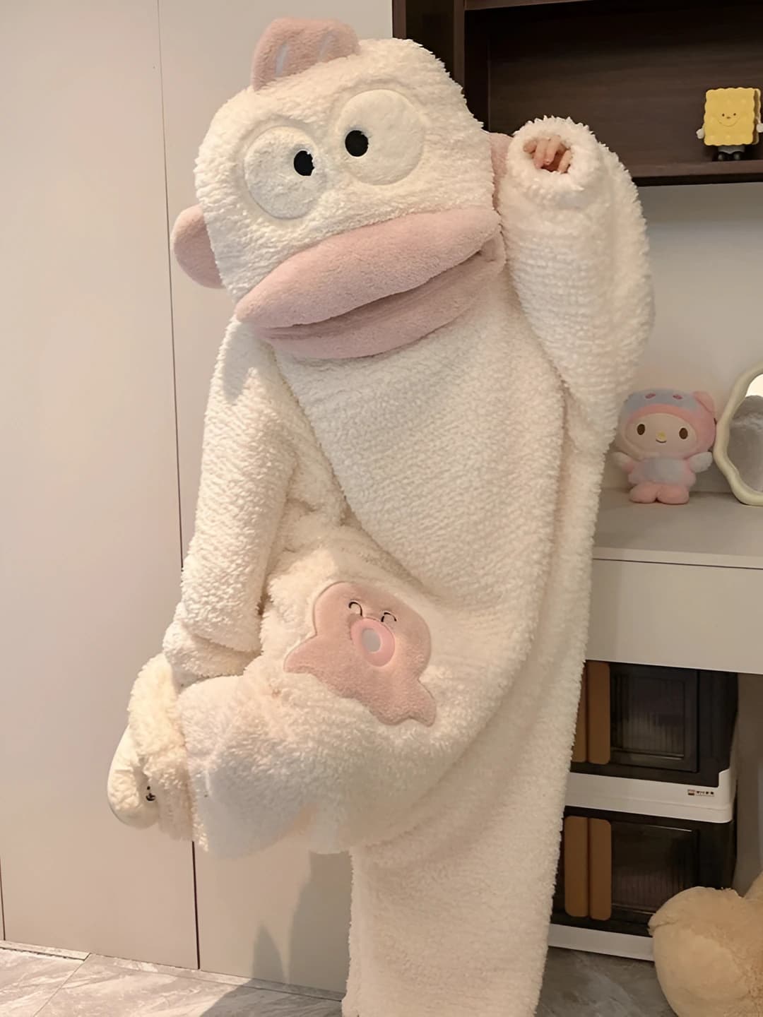 White Head Fish Suit + Shoes
