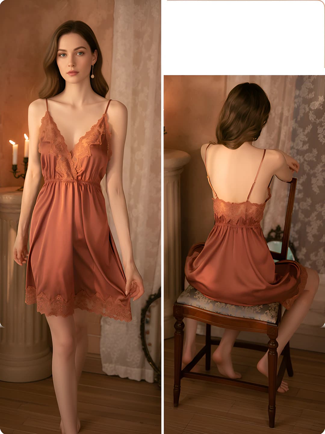 Caramel (Nightgown + T-shirt)