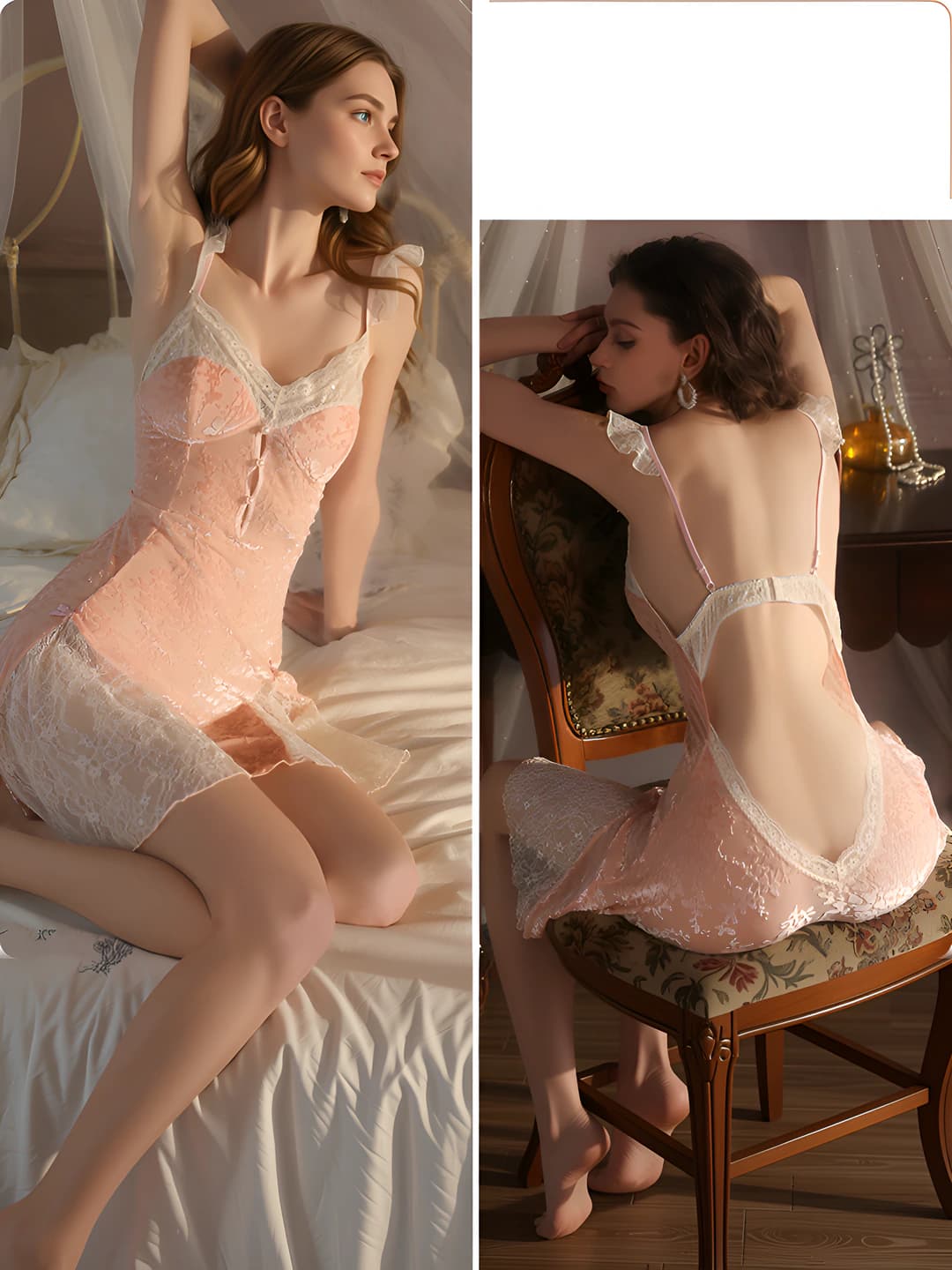 5960 Pink (Pajama Dress)