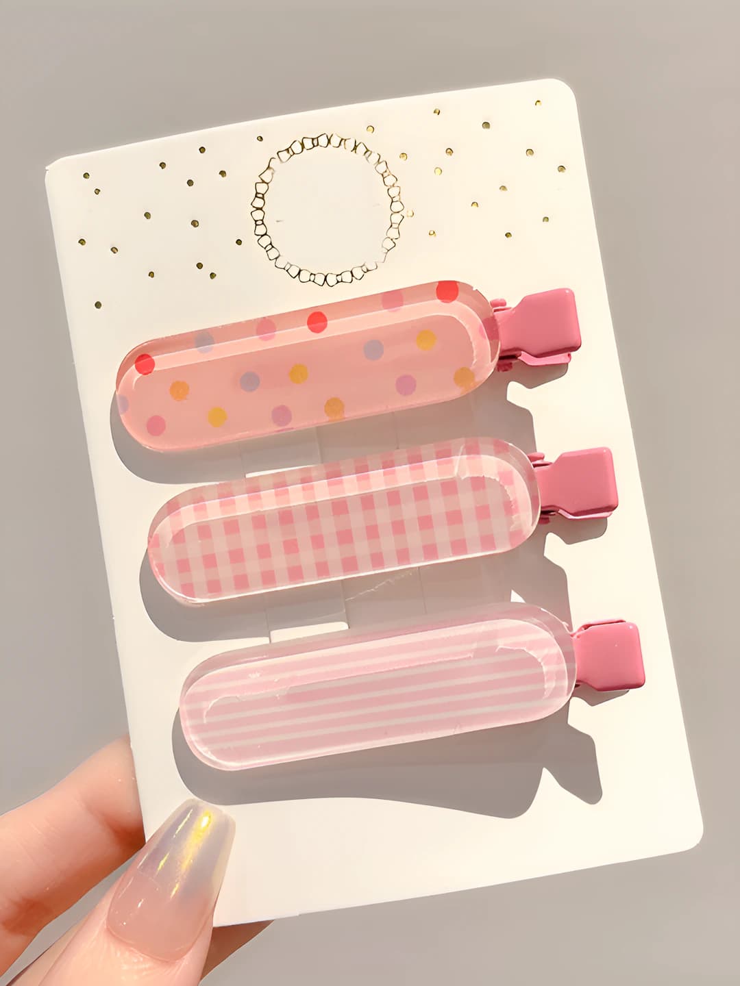 Розовые jelly 3 шт 6 см