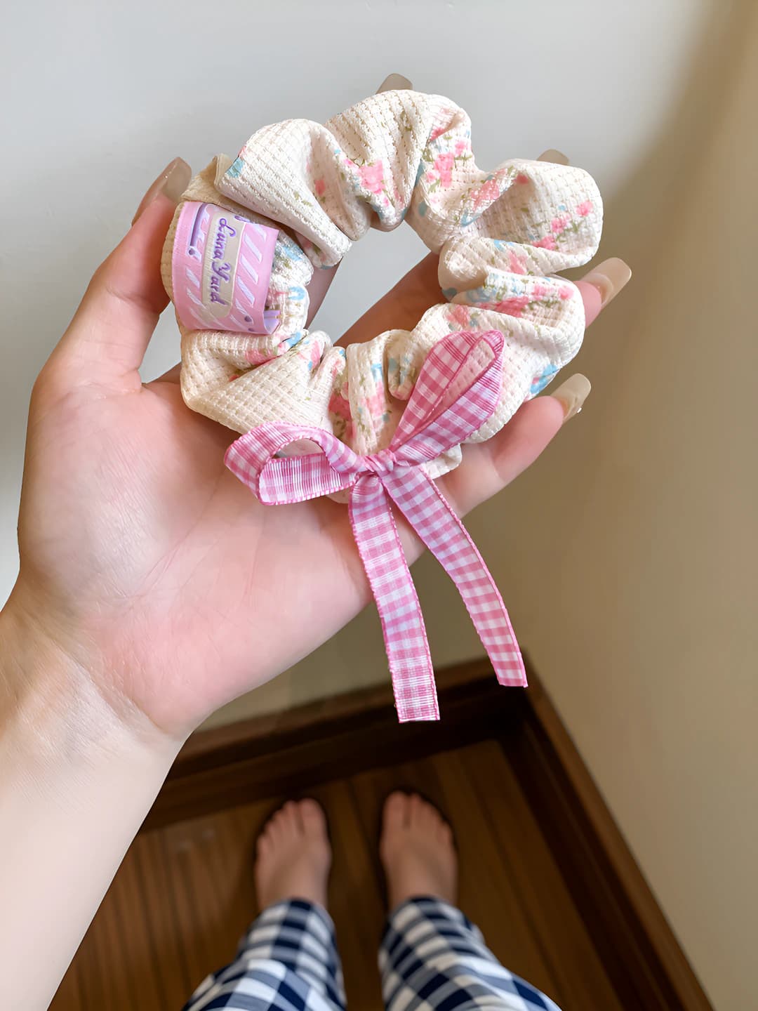 Oq katak, pushti tugun 8 cm