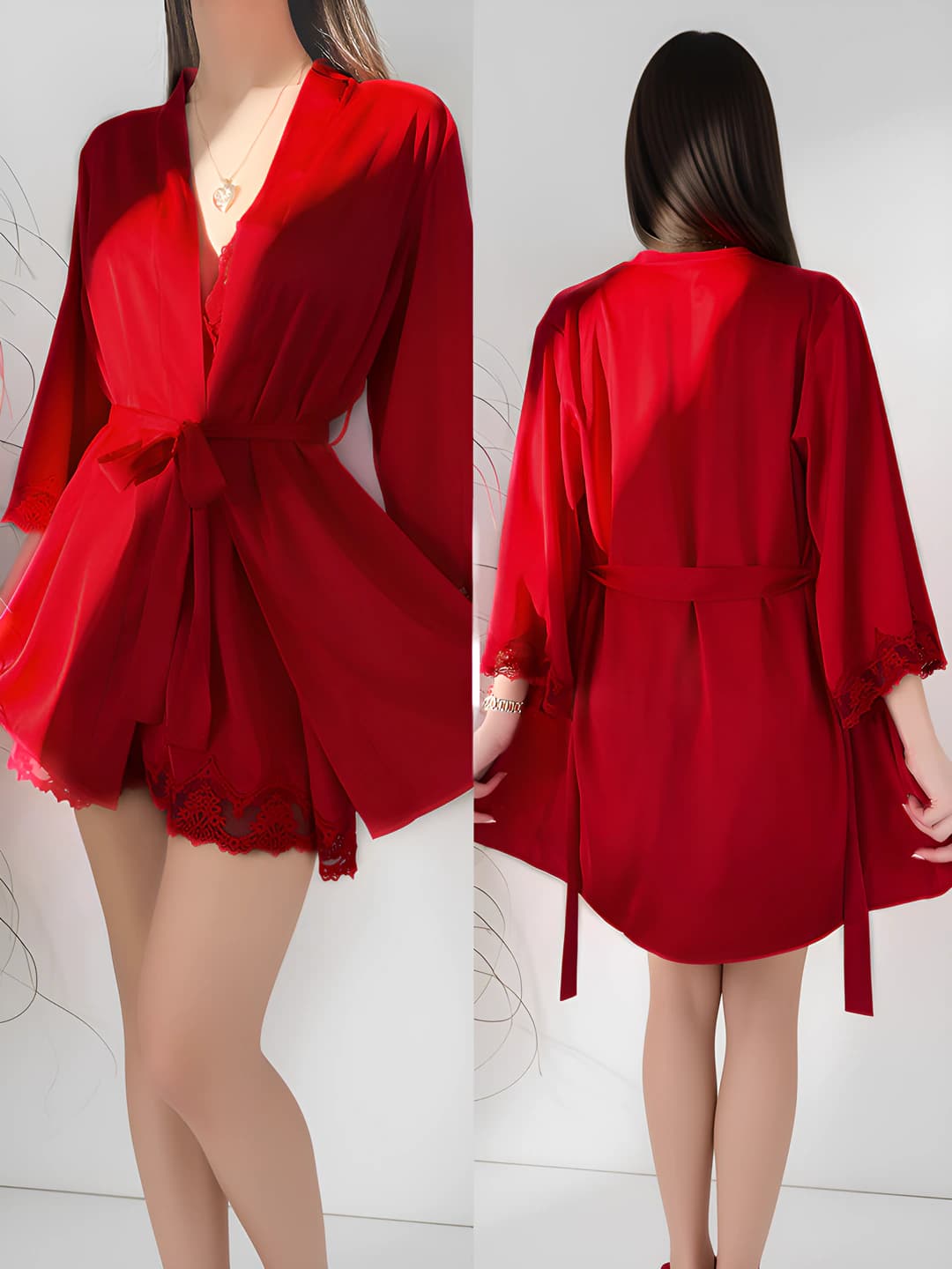 Red (Outer robe + Belt)