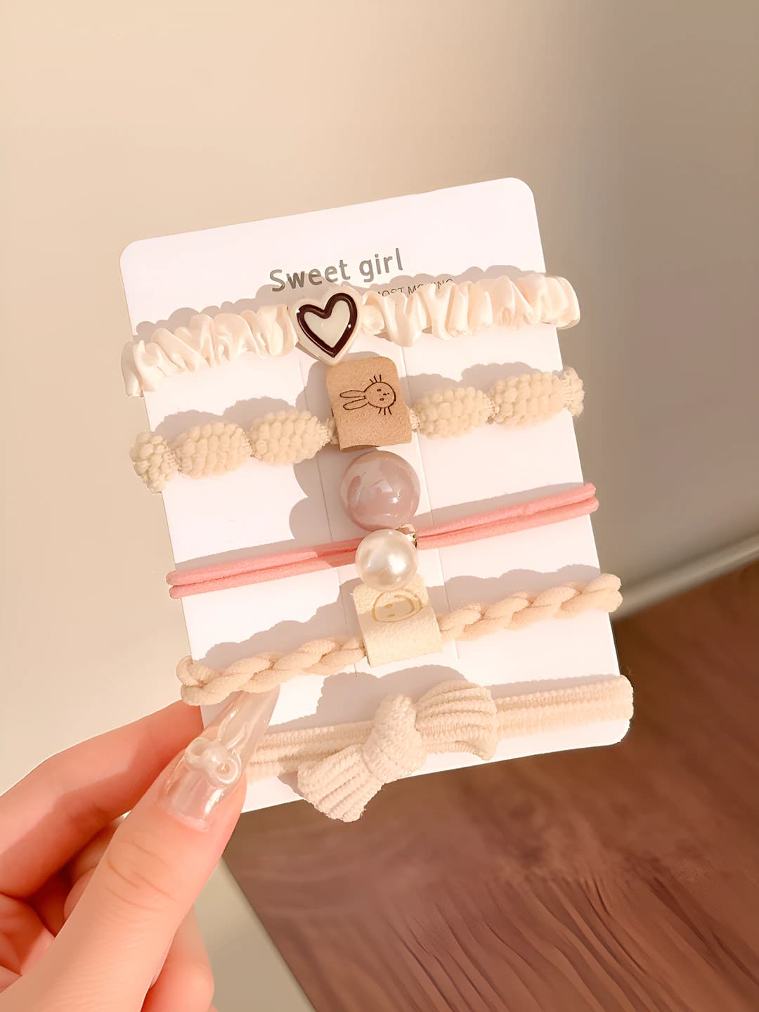 10# Beige 5-piece set #4-6cm