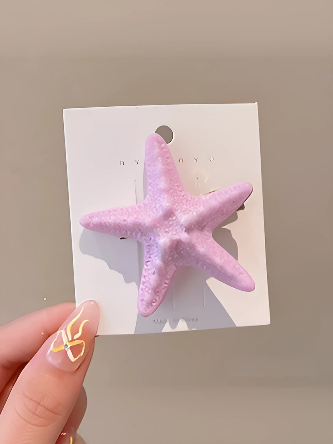 2# Starfish, purple, 5.5 cm