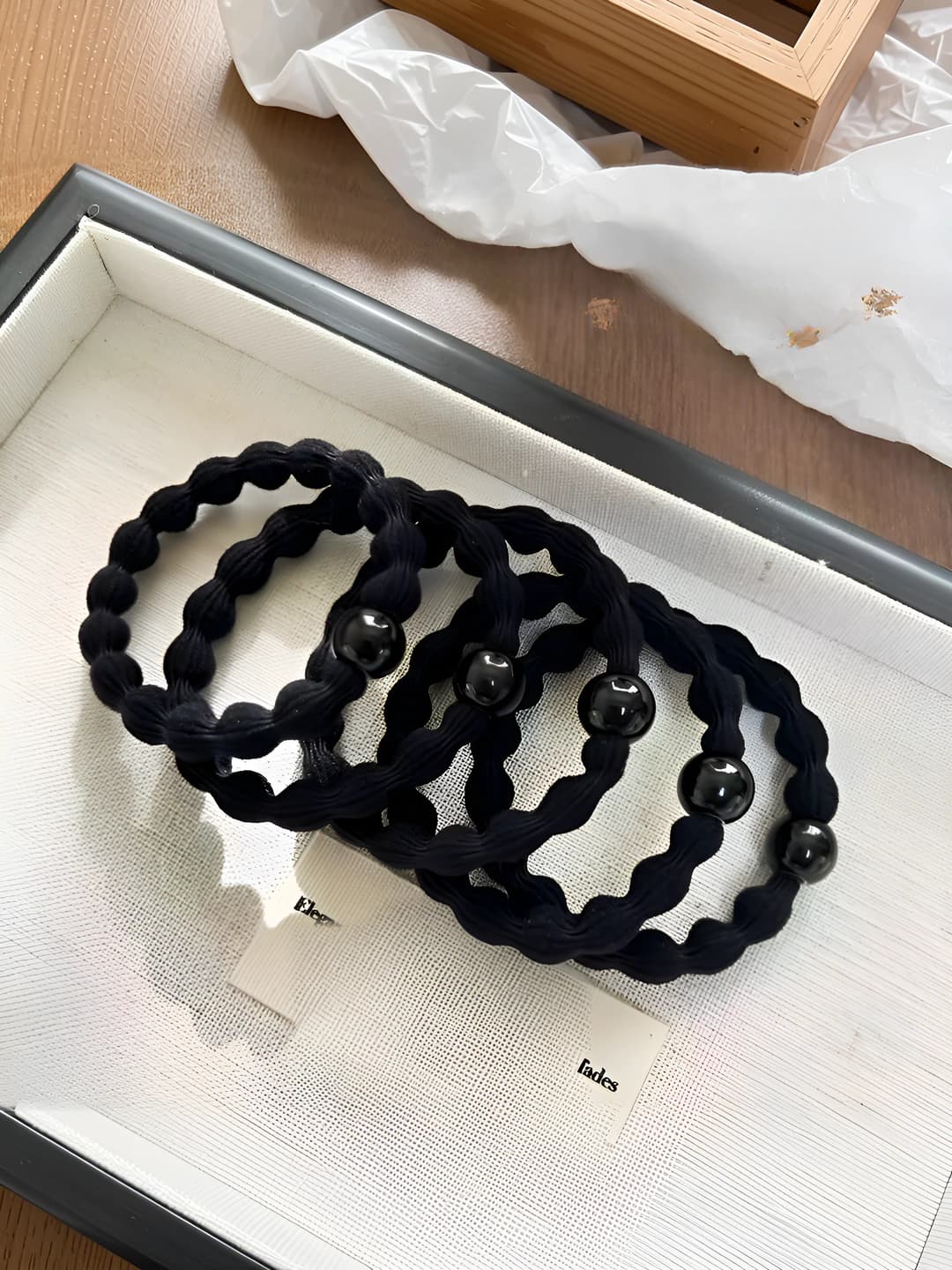 50# Black 5 pcs, diam 5.5 cm